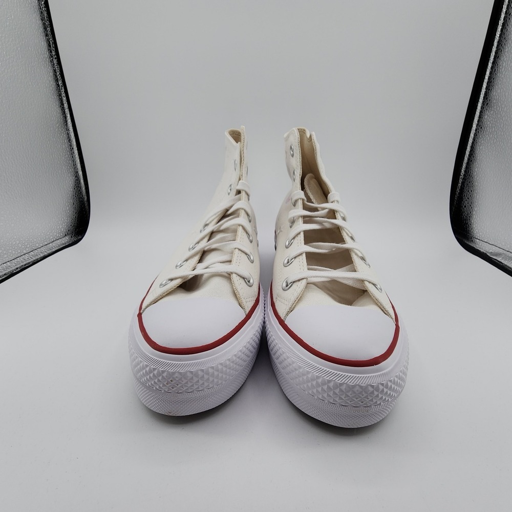 Converse Chuck Taylor All Star Lift Platform Womens 9 Vintage White Stars NEW - Picture 3 of 10